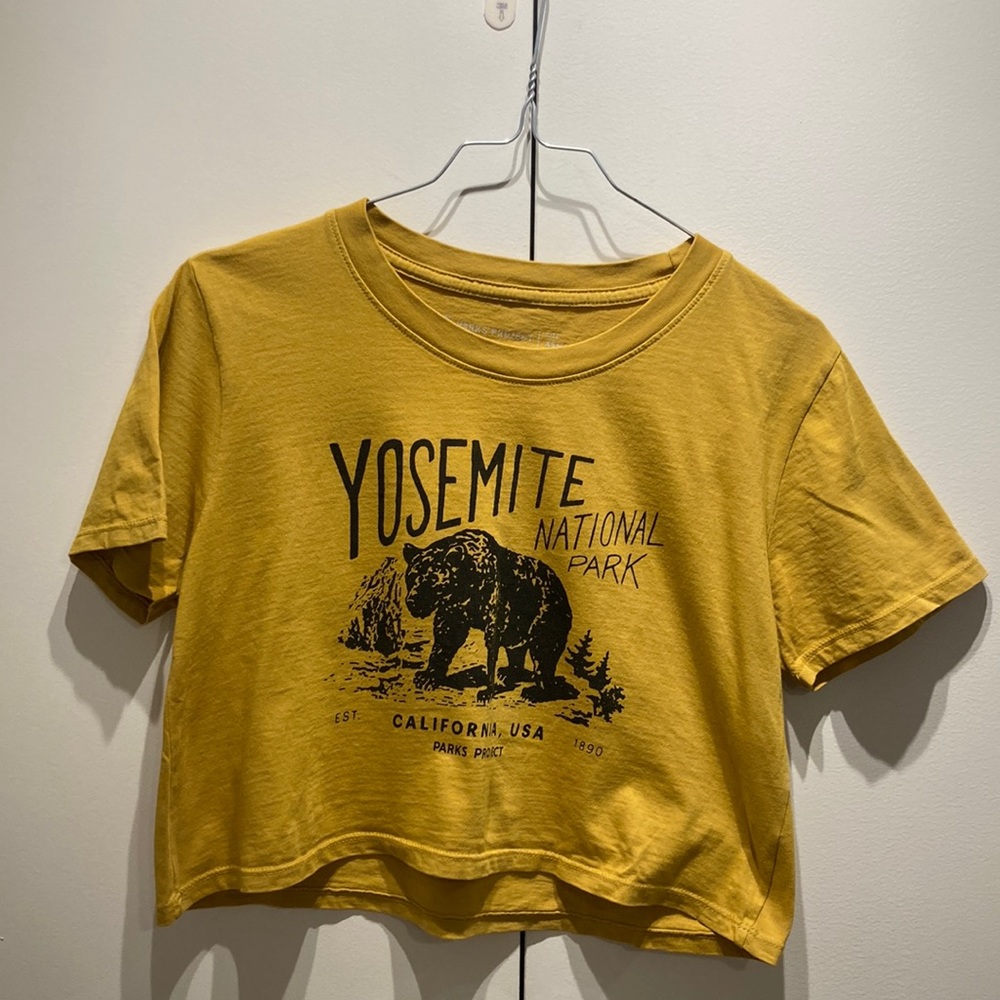 Parks Project Yosemite Ntl Park Crop Tee